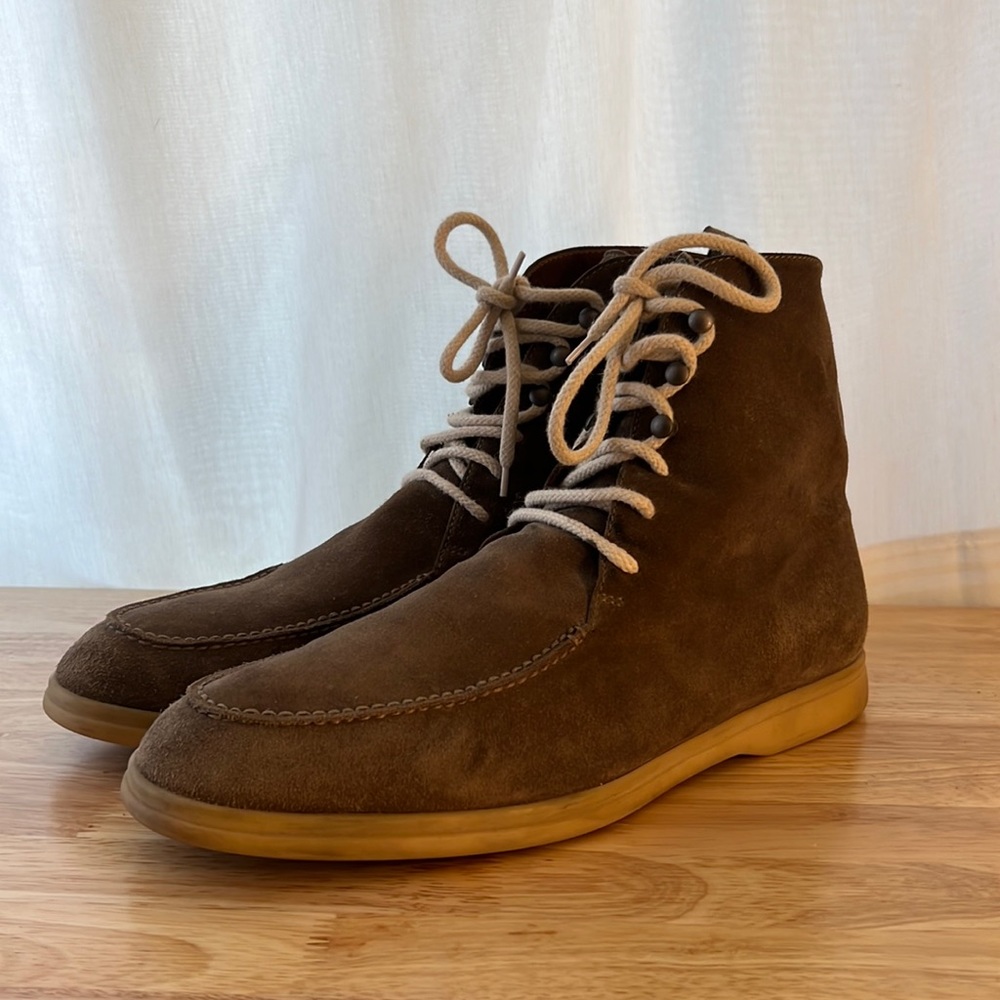 Loro Piana Short boots WALK in suede 45.5 (12-1/2 US)